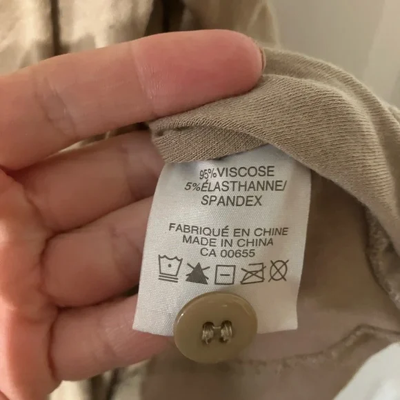 Addition Elle Tan Ruched Tank Top - Picture 4 of 4